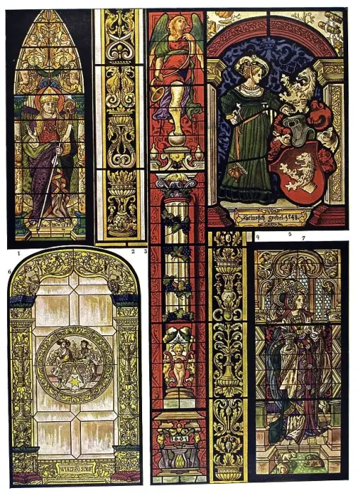 Framed Print : Historic illustration, German ornaments Framed Print : Historic illustration, German ornaments