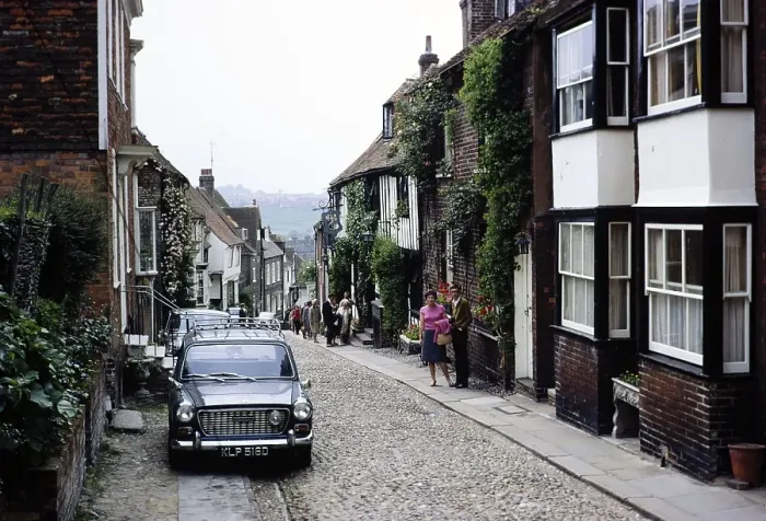 Framed Print : Historic Mermaid Street building near the Mermaid Inn pub, Rye, East Sussex, England, 1968 Framed Print : Historic Mermaid Street building near the Mermaid Inn pub, Rye, East Sussex, England, 1968