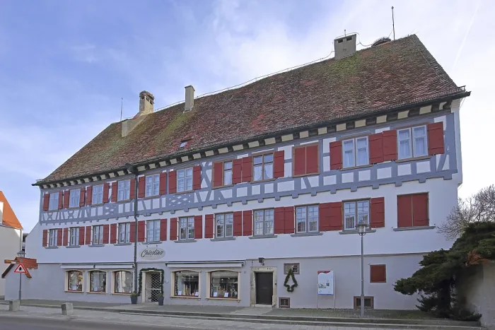 Framed Print : Historic official residence built in 1610