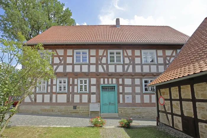 Framed Print : Historic old school built in 1672 Framed Print : Historic old school built in 1672