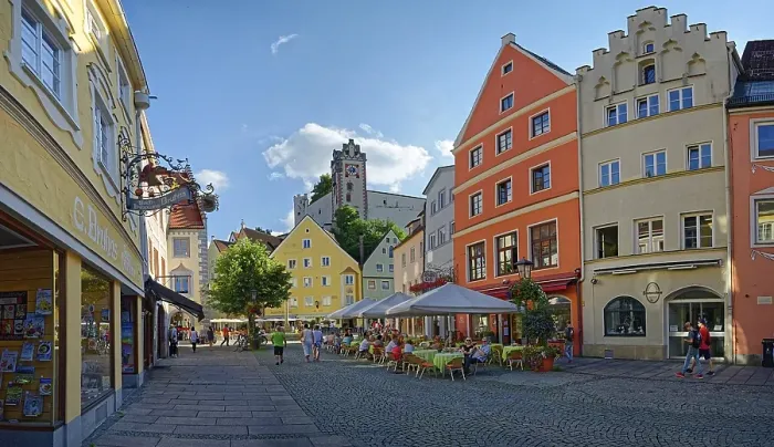 Framed Print : Historic old town with the High Castle
