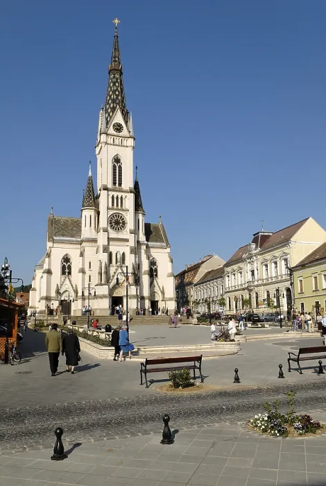 Framed Print : Historic old town of Koeszeg, Hungaria