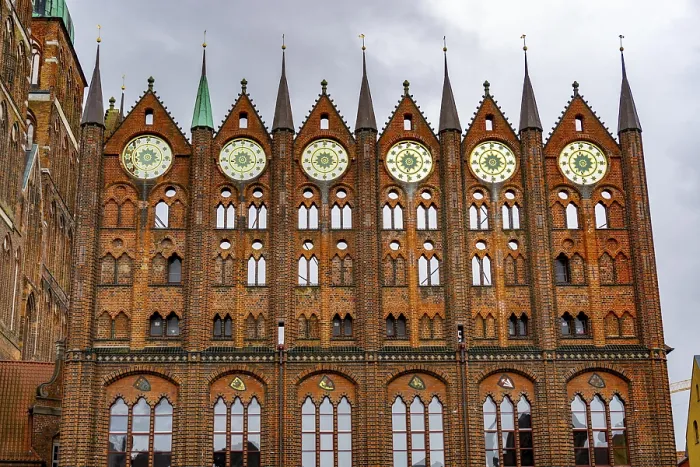 Framed Print : The historic old town of Stralsund