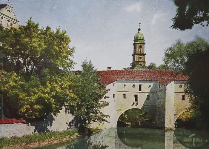 Framed Print : Historic photo of Amberg, Bavaria