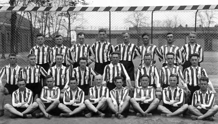 Framed Print : Historic photo, soccer team, ca. 1920