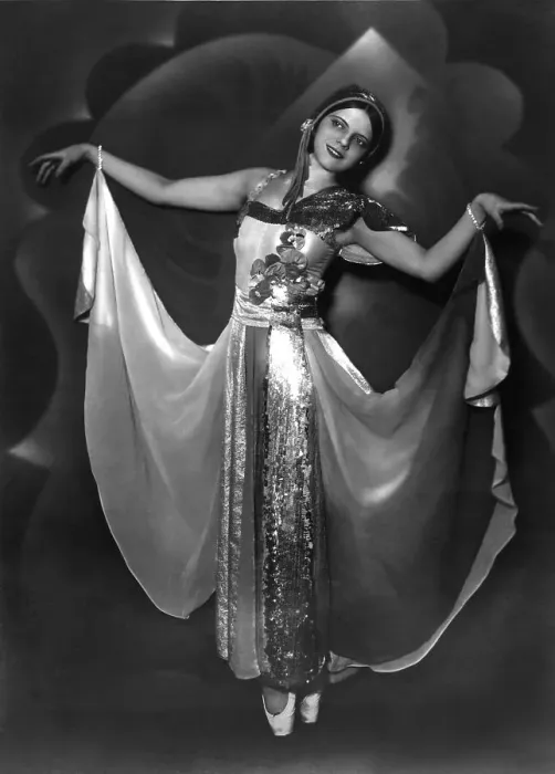 Framed Print : Historic photograph, dancing woman, around 1931 Framed Print : Historic photograph, dancing woman, around 1931