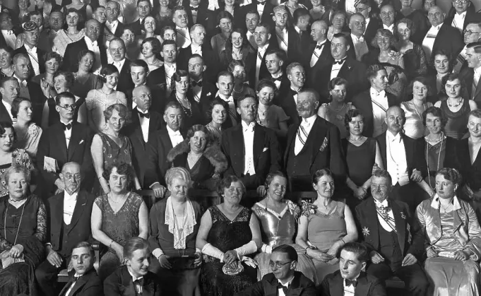 Framed Print : Historic photograph, large group of people Framed Print : Historic photograph, large group of people