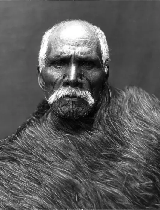 Framed Print : Historic photograph, Maori, around 1917