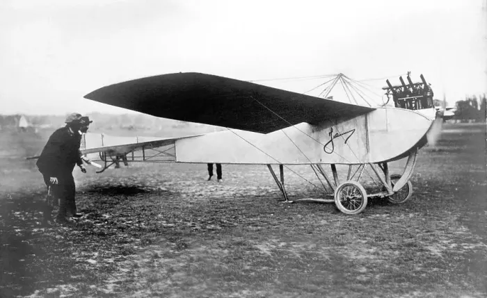Framed Print : Historic photograph, pioneers of aviation