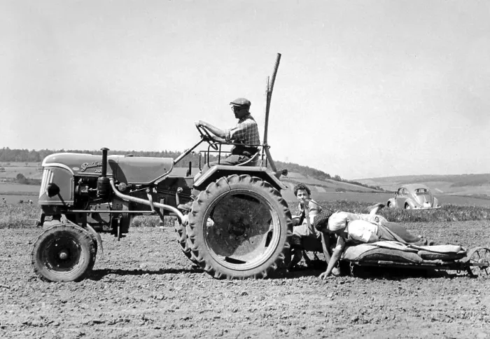 Framed Print : Historic photograph, potato harvest, around 1930 Framed Print : Historic photograph, potato harvest, around 1930