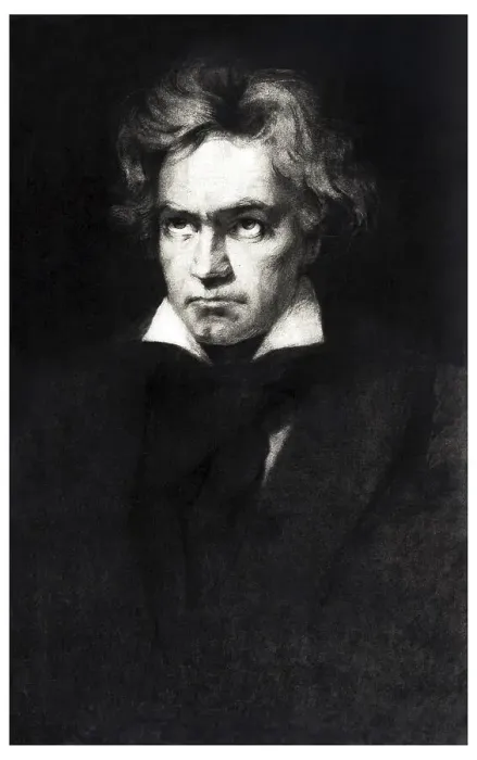 Framed Print : Historic portrait, Ludwig van Beethoven Framed Print : Historic portrait, Ludwig van Beethoven