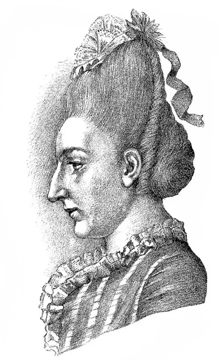 Framed Print : Historic print, engraving, drawn 1773