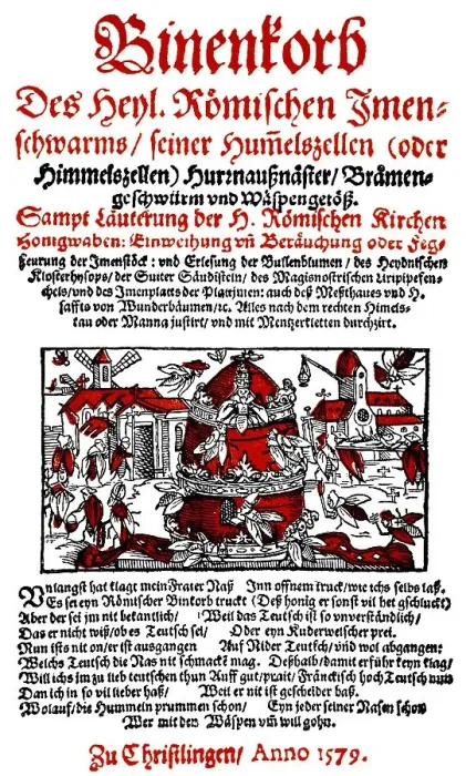 Framed Print : Historic print, title page by Johann Baptist Fischart Framed Print : Historic print, title page by Johann Baptist Fischart