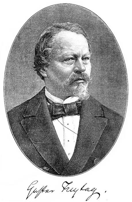 Framed Print : Historic printing, portrait by Gustav Freytag Framed Print : Historic printing, portrait by Gustav Freytag