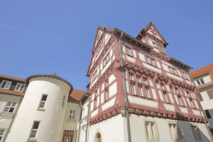 Framed Print : Historic Salemer Hof built 15th century