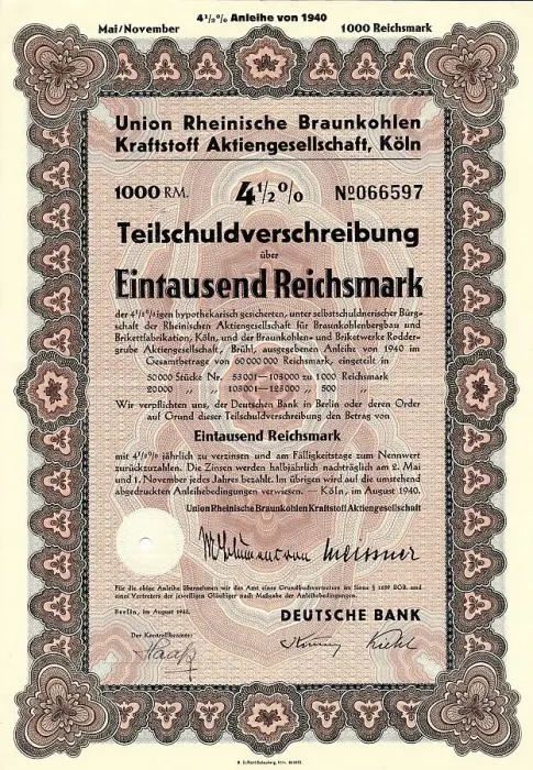 Framed Print : Historic security, partial debenture