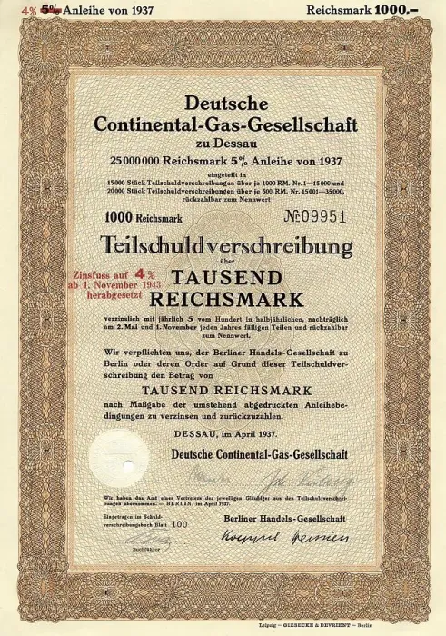 Framed Print : Historic security, partial debenture