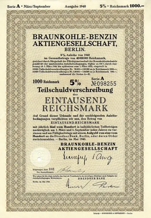 Framed Print : Historic security, partial debenture