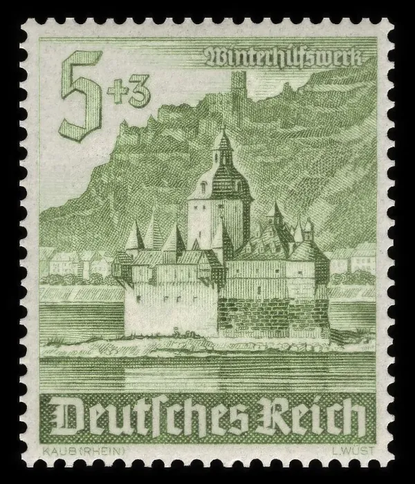 Framed Print : Historic stamp, German Reich, Winterhilfswerk