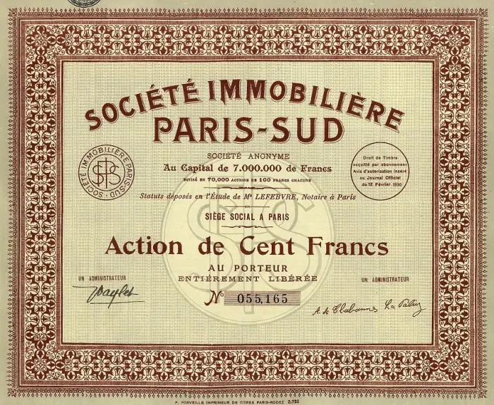 Framed Print : Historic stock certificate, share Framed Print : Historic stock certificate, share