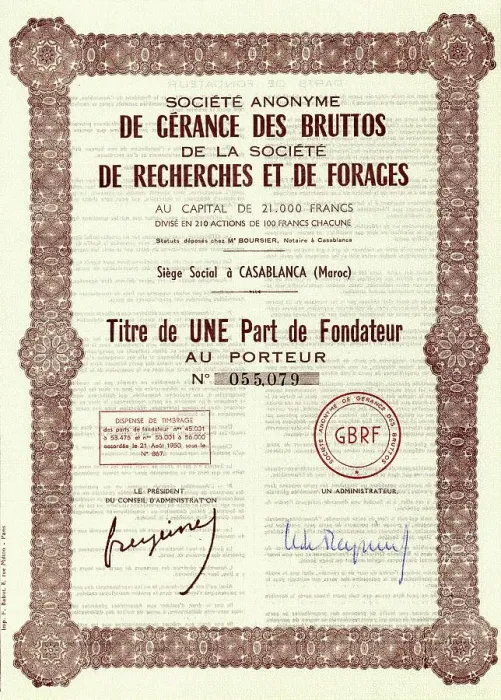 Framed Print : Historic stock certificate, share Framed Print : Historic stock certificate, share