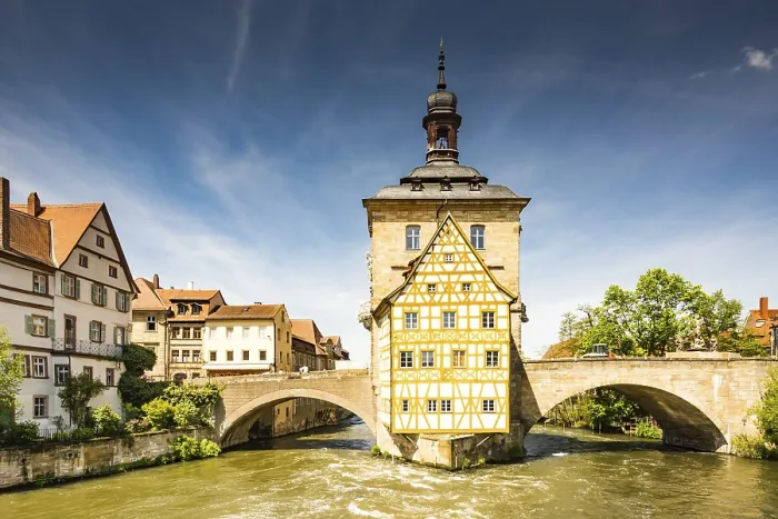 Framed Print : Historic town hall of Bamberg (Franconia) (Germany)