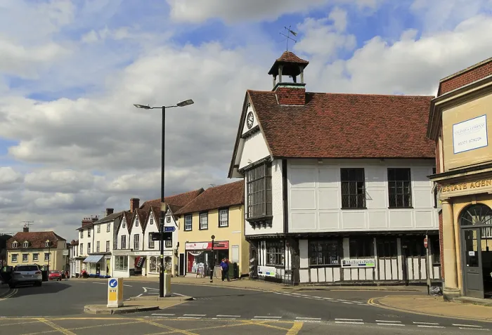 Framed Print : Historic town hall at Great Dunmow