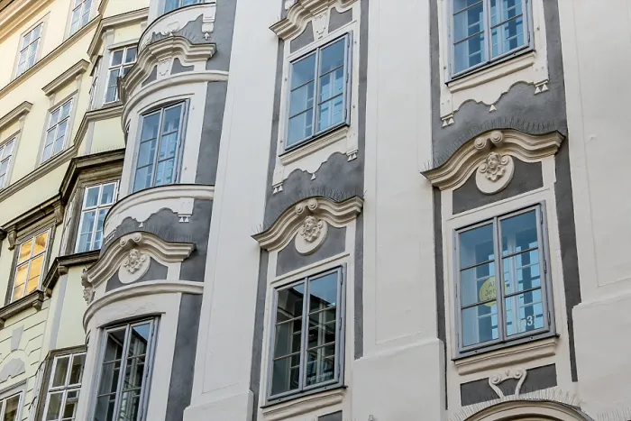 Framed Print : Historic town house facades, symbol of architecture Framed Print : Historic town house facades, symbol of architecture