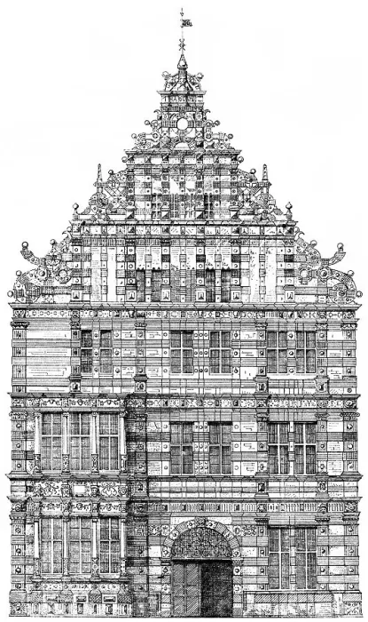 Framed Print : Historical architectural illustration from the 19th Century Framed Print : Historical architectural illustration from the 19th Century