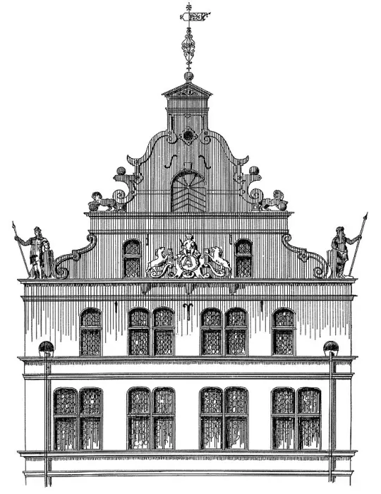 Framed Print : Historical architectural illustration from the 19th Century Framed Print : Historical architectural illustration from the 19th Century