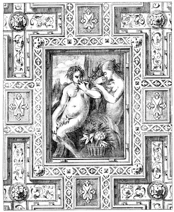 Framed Print : Historical architectural illustration from the 19th Century