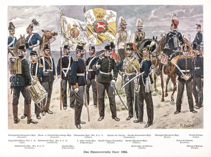 Framed Print : Historical, coloured illustration Framed Print : Historical, coloured illustration