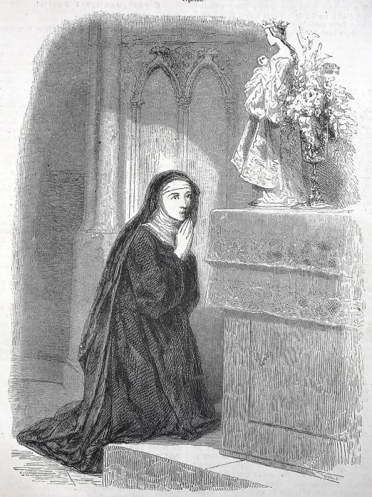 Framed Print : Historical, digitally restored reproduction from a 19th century original