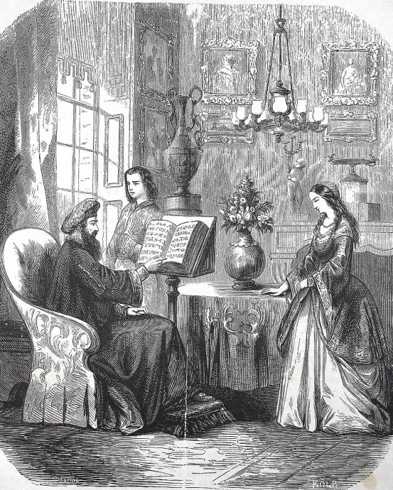 Framed Print : Historical, digitally restored reproduction from a 19th century original