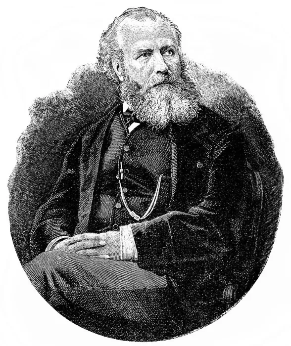 Framed Print : Historical drawing from the 19th Century