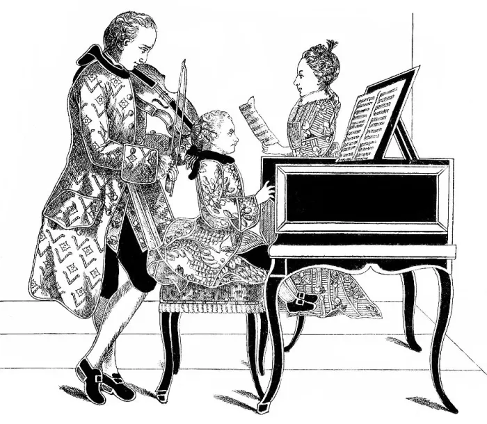 Framed Print : Historical drawing from the 19th Century