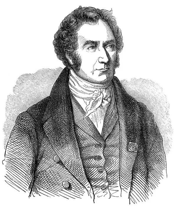 Framed Print : Historical drawing from the 19th century