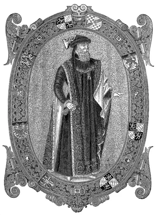 Framed Print : Historical drawing, portrait of Albrecht V Framed Print : Historical drawing, portrait of Albrecht V