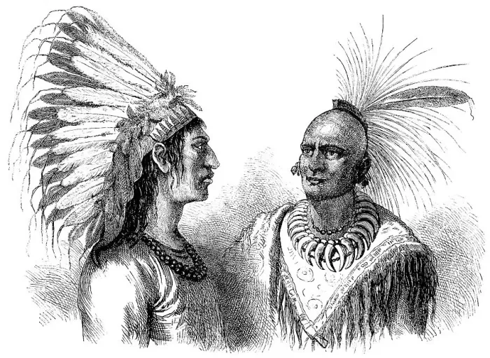 Framed Print : Historical drawing from the U.S