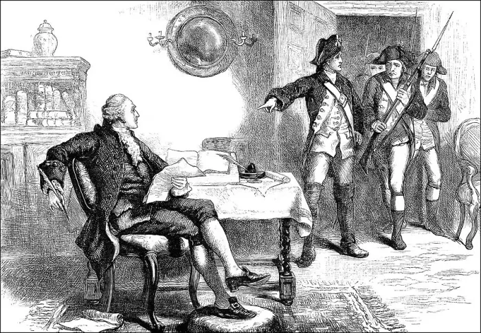 Framed Print : Historical drawing, US-American history Framed Print : Historical drawing, US-American history