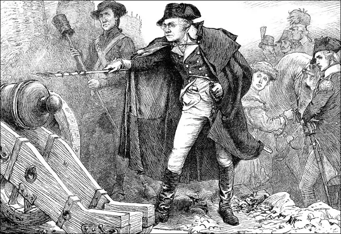 Framed Print : Historical drawing, US-American history Framed Print : Historical drawing, US-American history