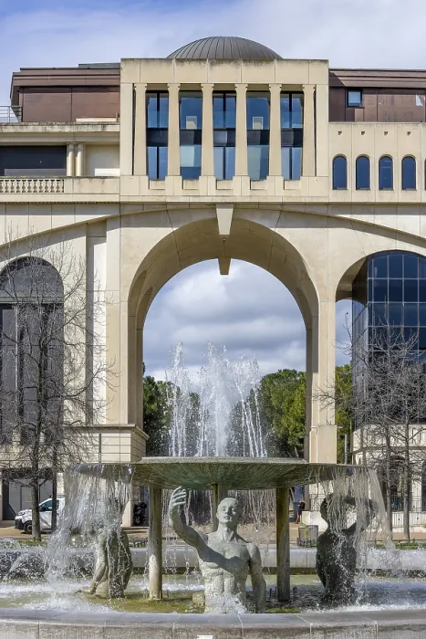 Framed Print : Historical fountain Fontaine Thessalie Framed Print : Historical fountain Fontaine Thessalie