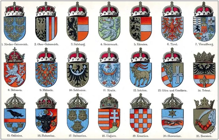 Framed Print : Historical illustration, 1896, state coat of arms Framed Print : Historical illustration, 1896, state coat of arms