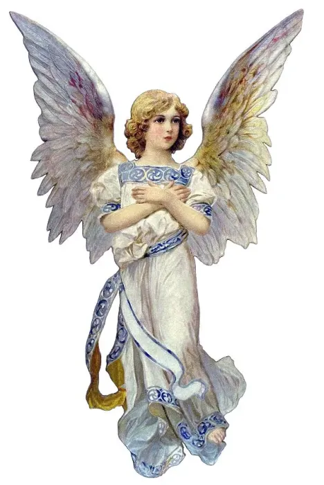 Framed Print : Historical illustration, Angel