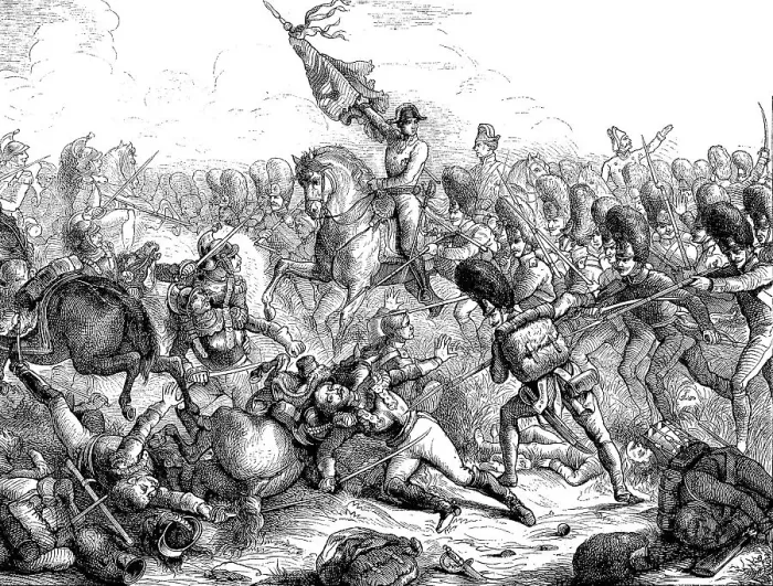 Framed Print : Historical illustration of Battle of Aspern-Essling