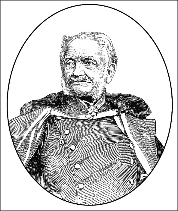 Framed Print : Historical illustration, portrait of Friedrich Heinrich Ernst Graf von Wrangel
