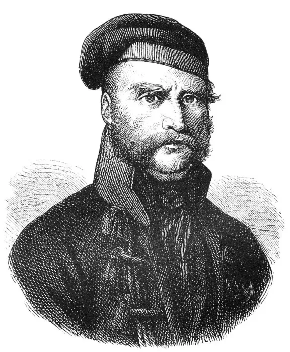 Framed Print : Historical illustration, portrait of Friedrich Wilhelm of Brunswick-Wolfenbuettel