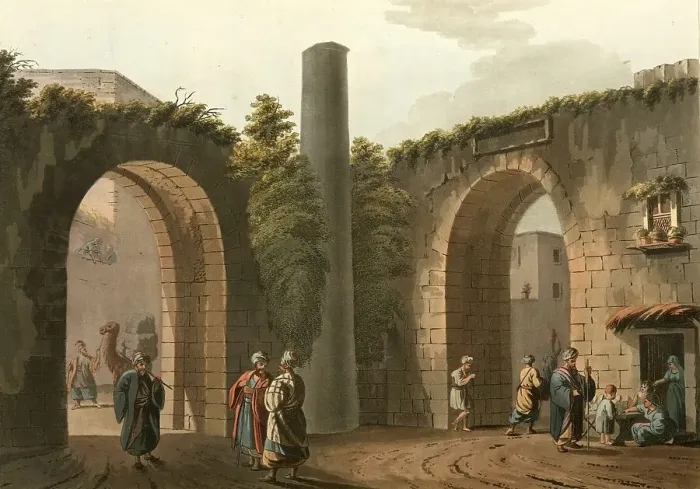Framed Print : Historical Palestine, Column to which the judgement of our Saviour was attached Framed Print : Historical Palestine, Column to which the judgement of our Saviour was attached