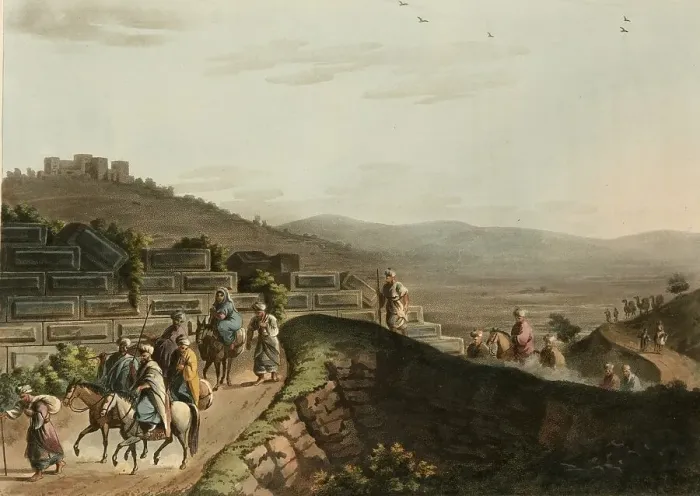 Framed Print : Historical Palestine, Ruins between Rama and Jerusalem Framed Print : Historical Palestine, Ruins between Rama and Jerusalem