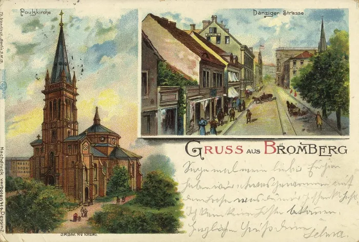 Framed Print : Historical postcard around 1900